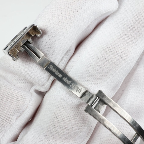 Hermes Clipper CL4.210 Quartz Pink Gold Dial Watch Wristwatch - Picture 9 of 10